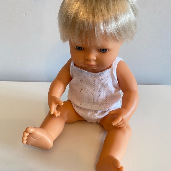 Miniland Blond Hair Anatomically Correct Girl Doll - Picture 3 of 6